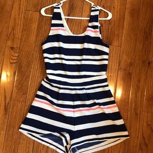 Open back romper